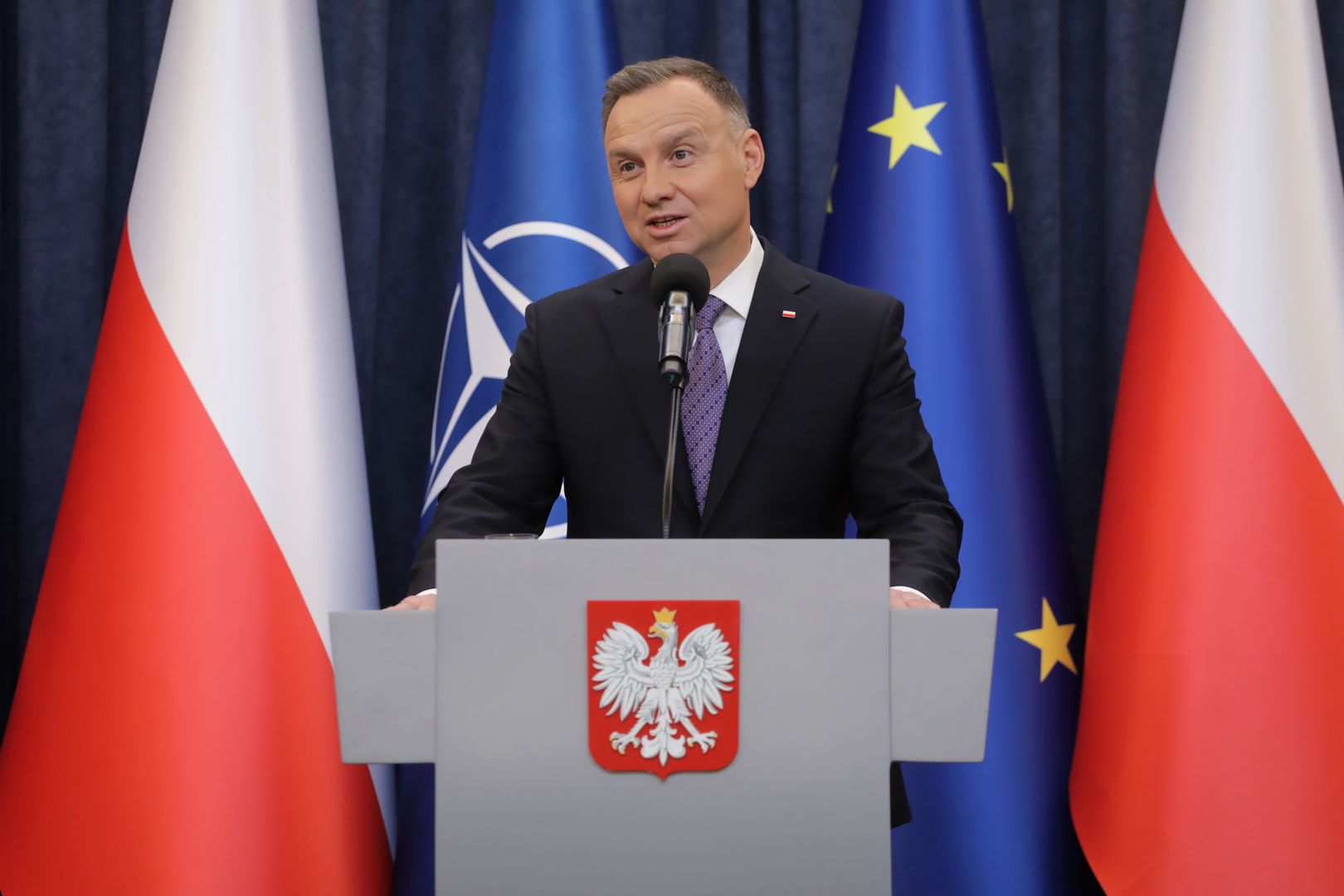 Hołownia reaguje na ruch prezydenta. "Duda wetuje własny podpis"