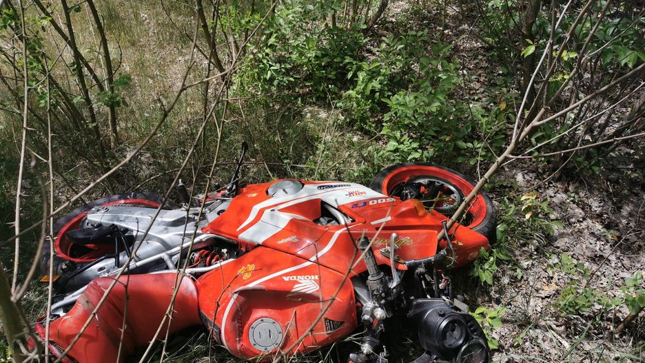 Śmiertelny wypadek z udziałem motocyklisty