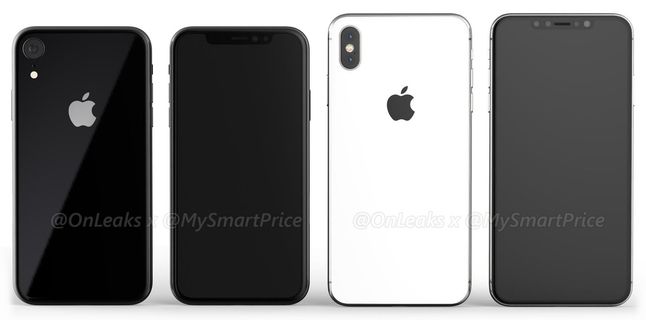 iPhone X Lite i iPhone X Plus — wizualizacja