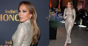 Jennifer Lopez promienieje w złotej sukni na rozdaniu nagród filmowych. Rozstanie wyszło jej na dobre?