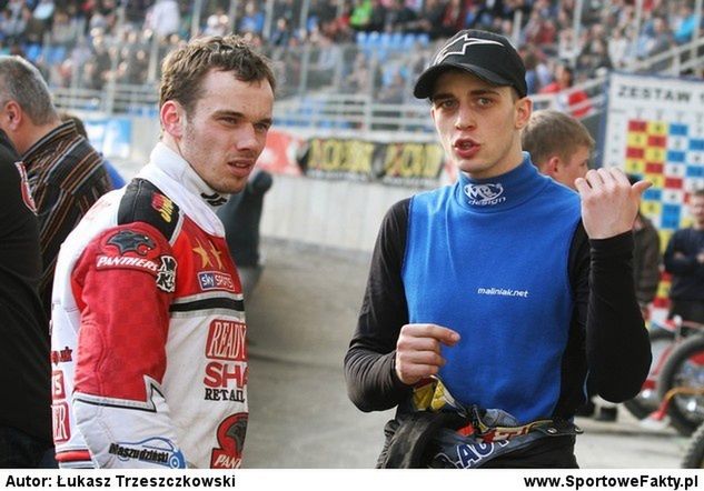 Krzysztof Buczkowski (z lewej) i Mateusz Lampkowski jeszcze w ubiegłym roku startowali w GTŻ Grudziądz
