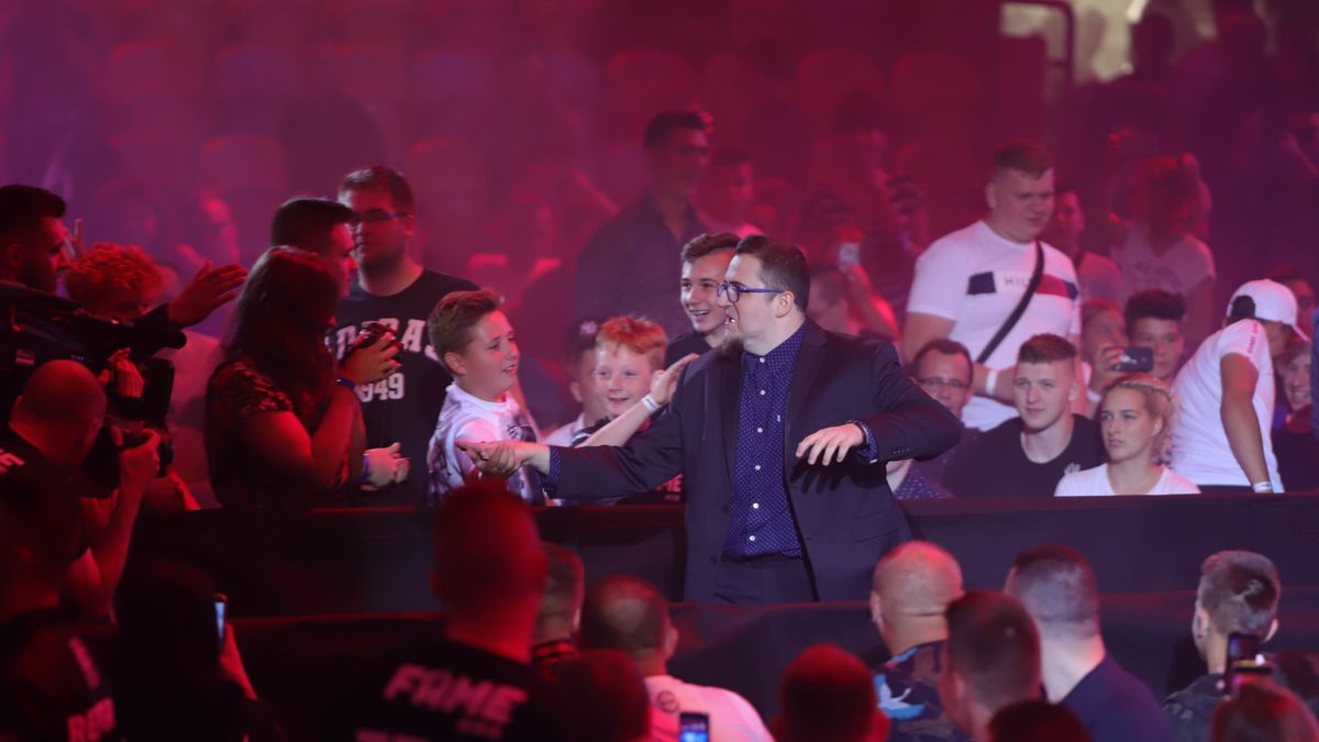 Zdjęcie okładkowe artykułu: WP SportoweFakty / Tomasz Kudala / Na zdjęciu: Arkadiusz Pawłowski, prowadzący gale FAME MMA