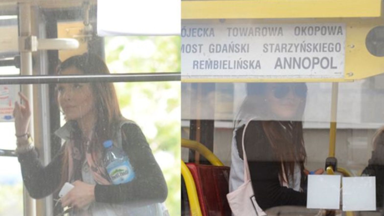 Marina jeździ tramwajem