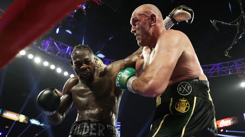 Zdjęcie okładkowe artykułu: Getty Images /  Al Bello / Na zdjęciu: walka Tyson Fury vs Deontay Wilder