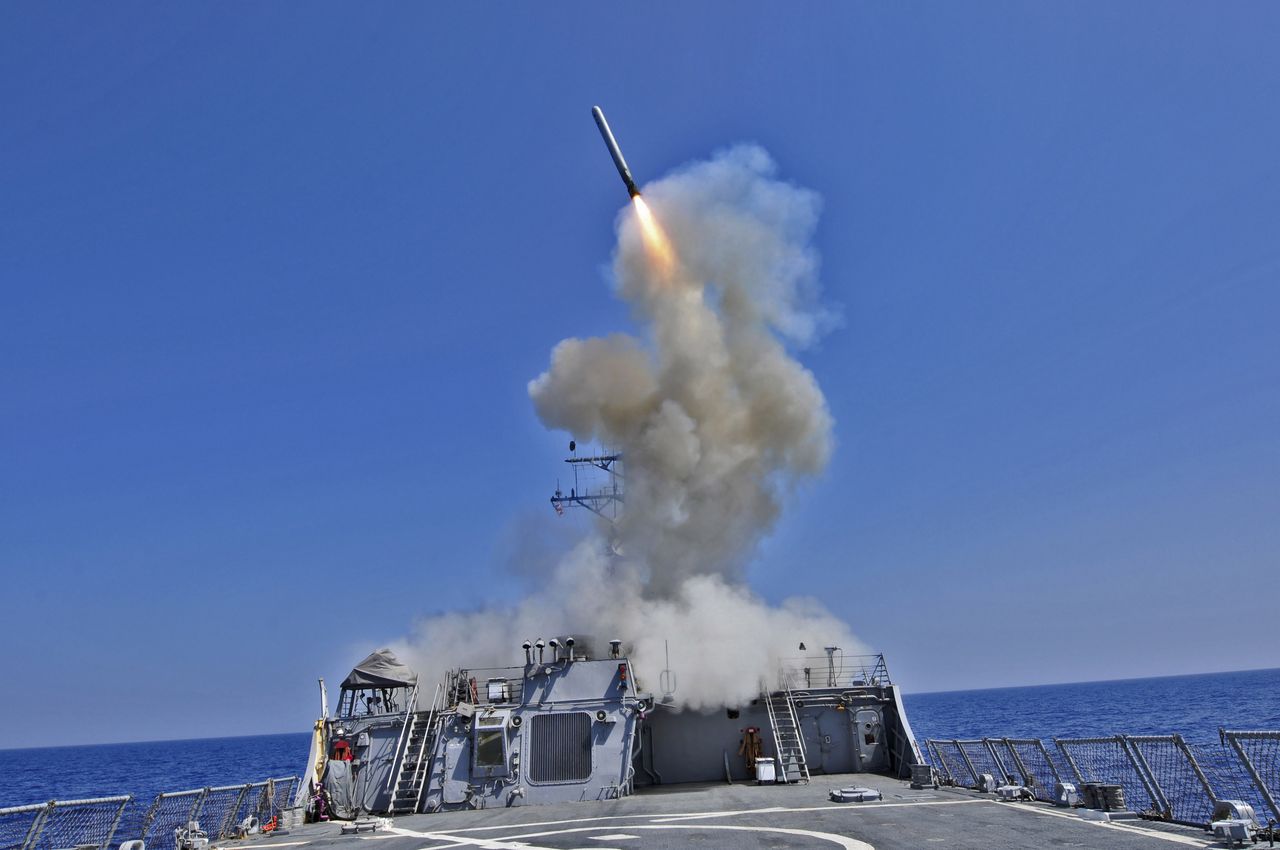 Tomahawk launched from USS Barry