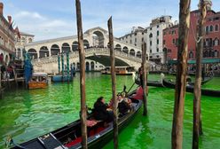 Trwa protest. Rzeki i kanały we Włoszech zostały zafarbowane na zielono