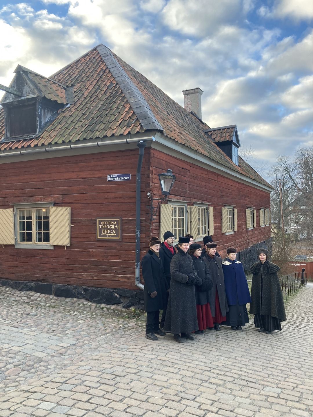 Jarmark w skansenie jest dużo większy niż ten w dzielnicy Gamla Stan