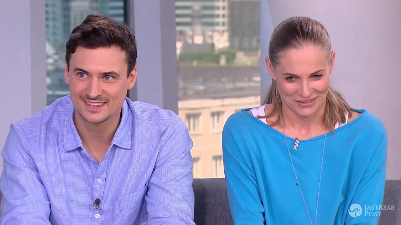 Mateusz Damięcki i Paulina Andrzejewska w Dzień Dobry TVN