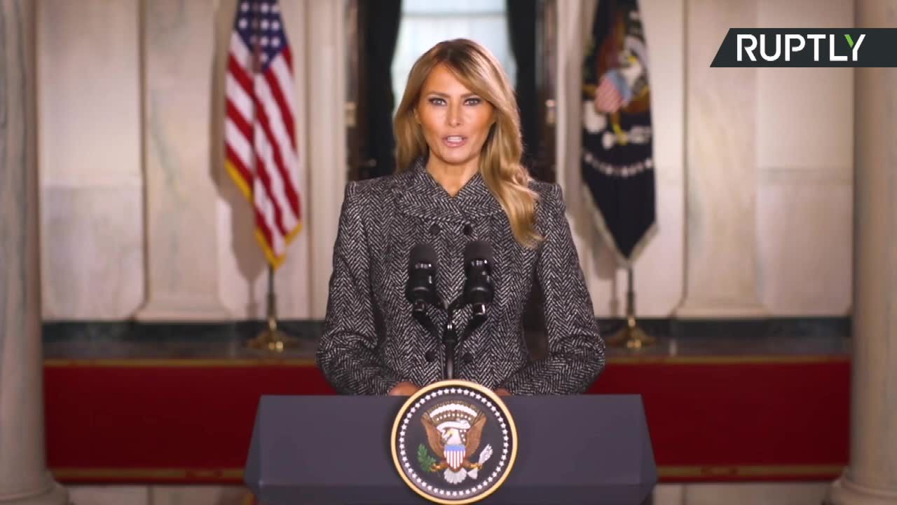 Pożegnalne przemówienie Melanii Trump