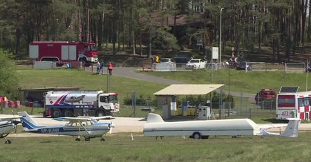 Wypadek awionetki na lotnisku w Zielonej Górze. Zginął 71-letni pilot.