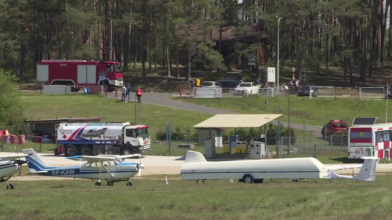 Wypadek awionetki na lotnisku w Zielonej Górze. Zginął 71-letni pilot.