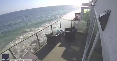 Runął balkon jednego z domów w Malibu. Kilkanaście osób spadło na plaże z wysokości ponad 4 metrów