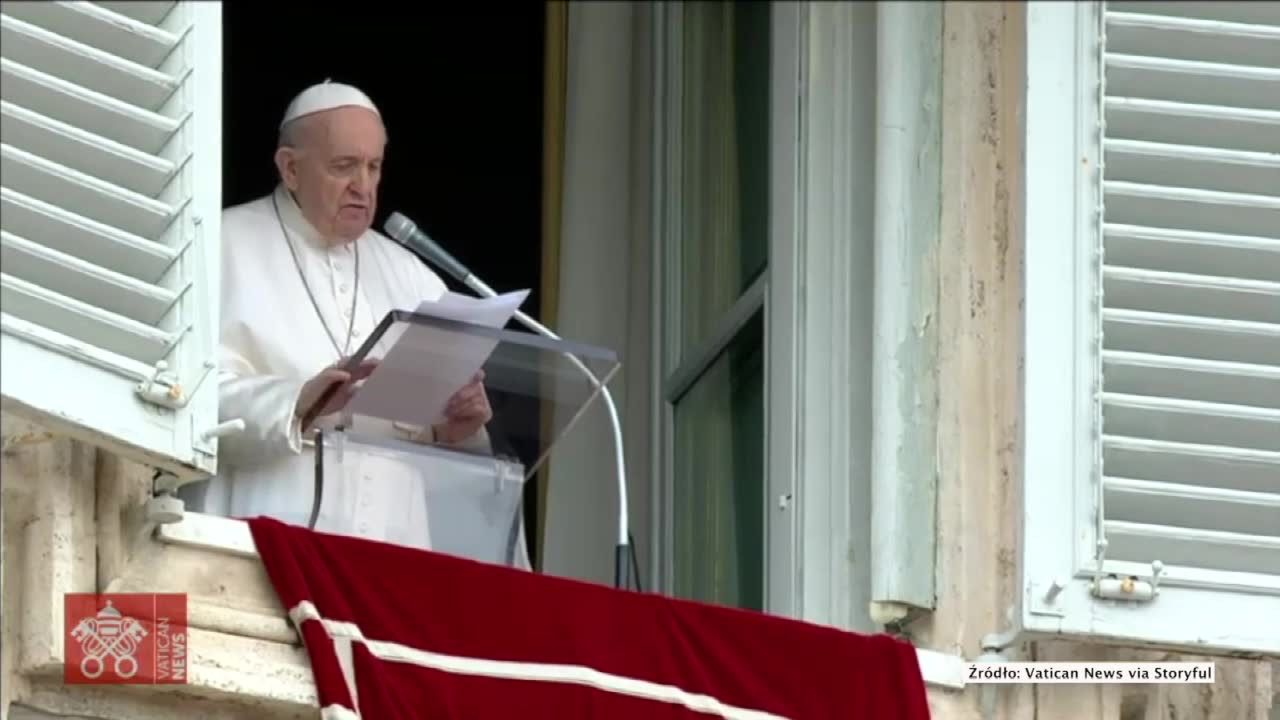 Papież Franciszek apeluje o przerwanie działań zbrojnych w konflikcie izraelsko-palestyńskim.