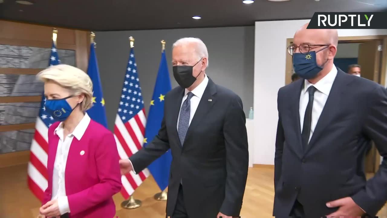 J. Biden odbył spotkanie z U. Von der Leyen i C. Michelem.