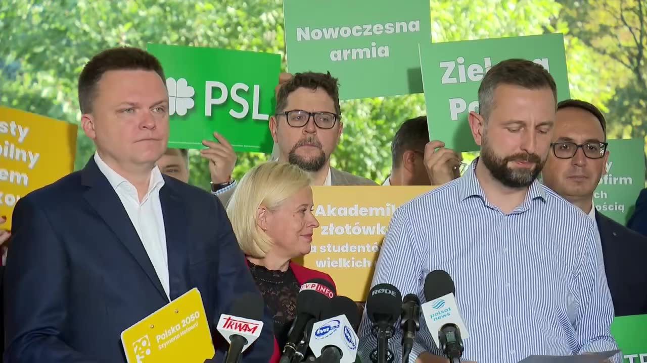 Liderzy Trzeciej Drogi przedstawili “12 gwarancji”. Wśród nich dobrowolny ZUS i 6 proc. PKB na edukację