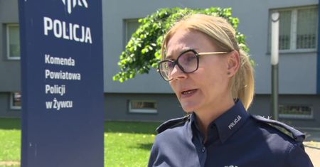 Drzewo runęło na jadący samochód w Żywcu. Dwie kobiety trafiły do szpitala