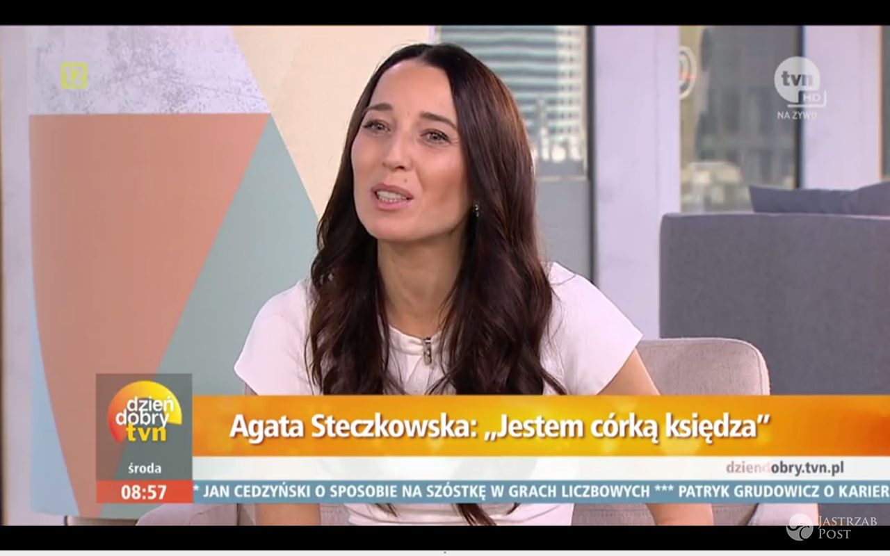 Agata Steczkowska jest córką księdza. Wywiad w Dzień Dobry TVN