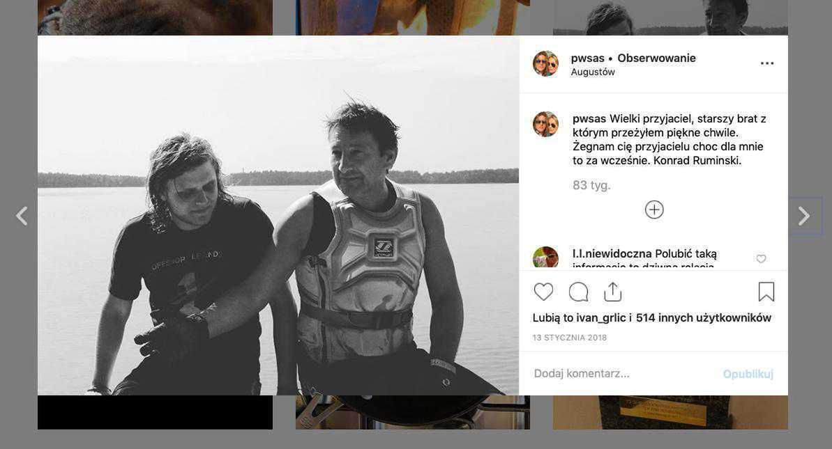 Na Instagramie Piotr Woźniak-Starak pożegnał przyjaciela