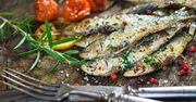 Grillowane sardynki z masłem czosnkowym