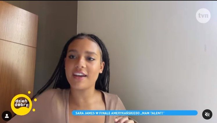 Sara James w Dzień Dobry TVN