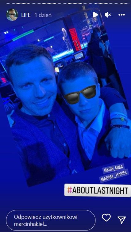 Marcin Hakiel na gali MMA