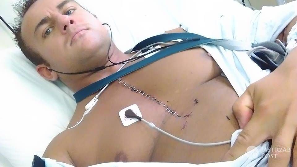 Mateusz Skrentny z Kto poślubi mojego syna 2 w szpitalu