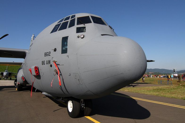 Poszukiwania samolotu C-130 Hercules w Szwecji utrudnia pogoda