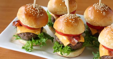 Cheeseburger z przyprawami