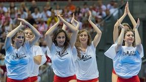 Kibice i Cheerleaders FLEX Sopot podczas meczu Polska - Rumunia (galeria) 