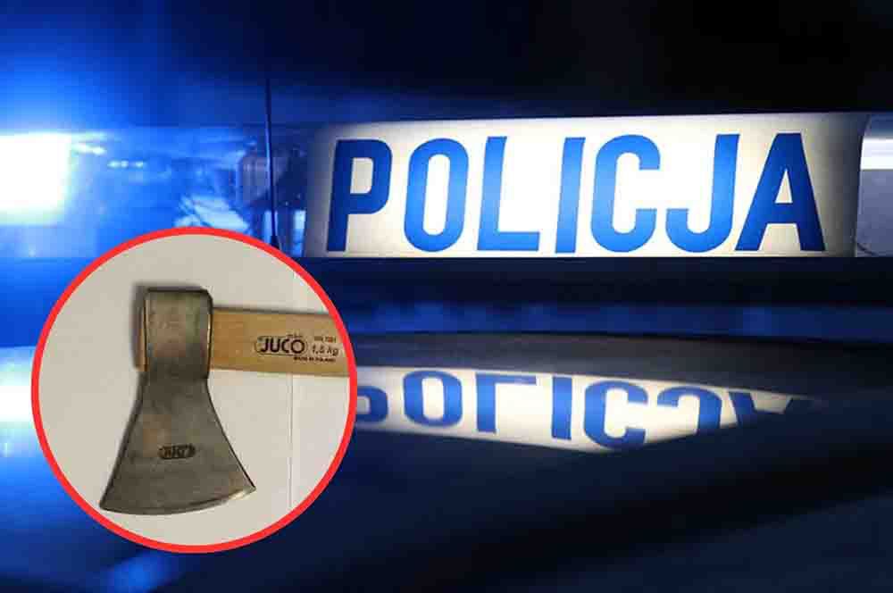 Czarnków: Syn usiłował zabić ojca siekierą. Trafił w ramię