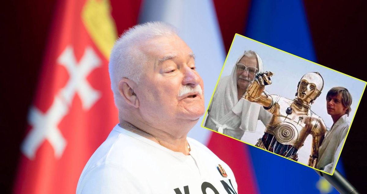 Lech Wałęsa żartuje z siebie