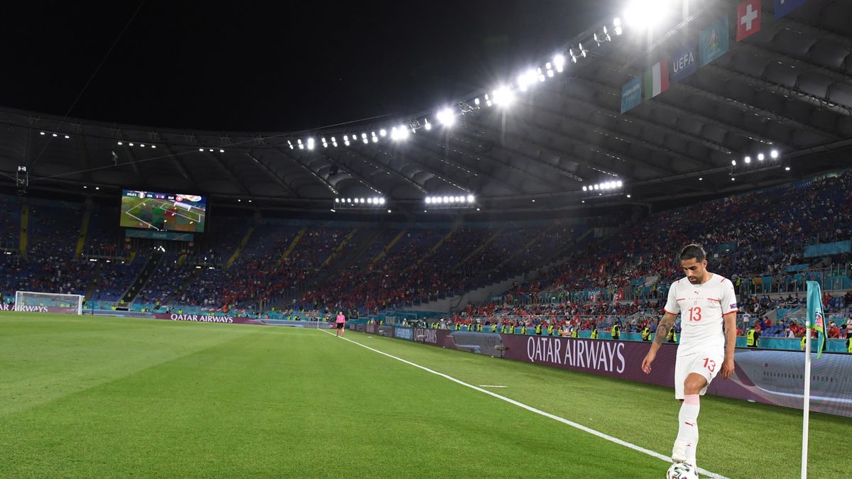 Stadion w Rzymie na którym odbył się mecz Włochy - Szwajcaria