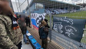 Spięcie na rosyjskim stadionie. Nie chcieli prowojennych banerów