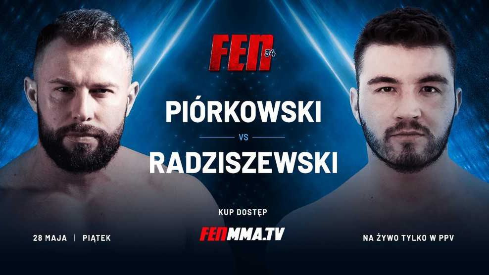 Materiały prasowe / Adam Radziszewski zmierzy się z Kamilem Piórkowskim podczas gali FEN 34