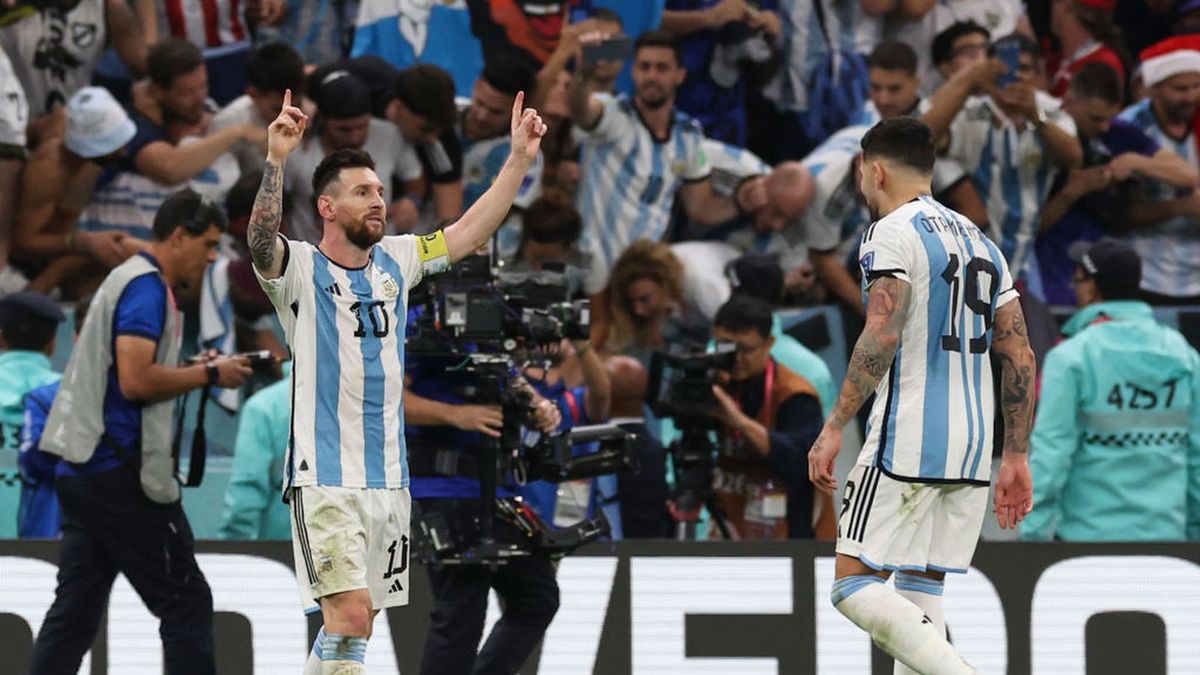 Radość piłkarzy reprezentacji Argentyny