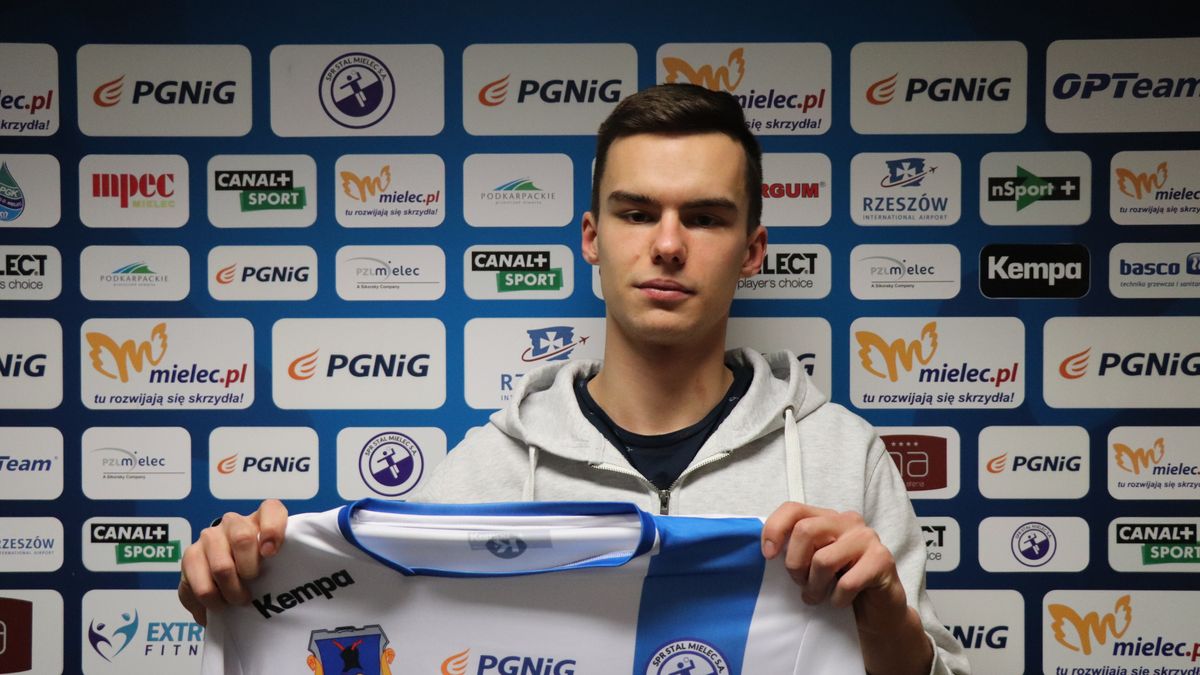 Materiały prasowe / Stal Mielec / Na zdjęciu: Szymon Krajewski