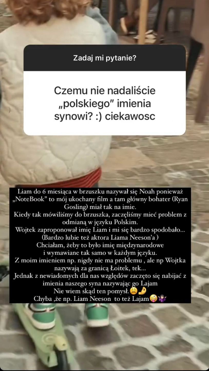 Marina wyjawia, czemu nadała synowi polskiego imienia