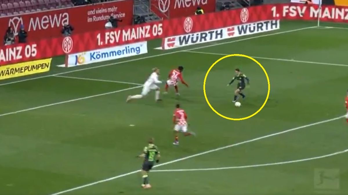 Twitter / Viaplay Sport Polska / zmarnowana okazja Jakuba Kamińskiego