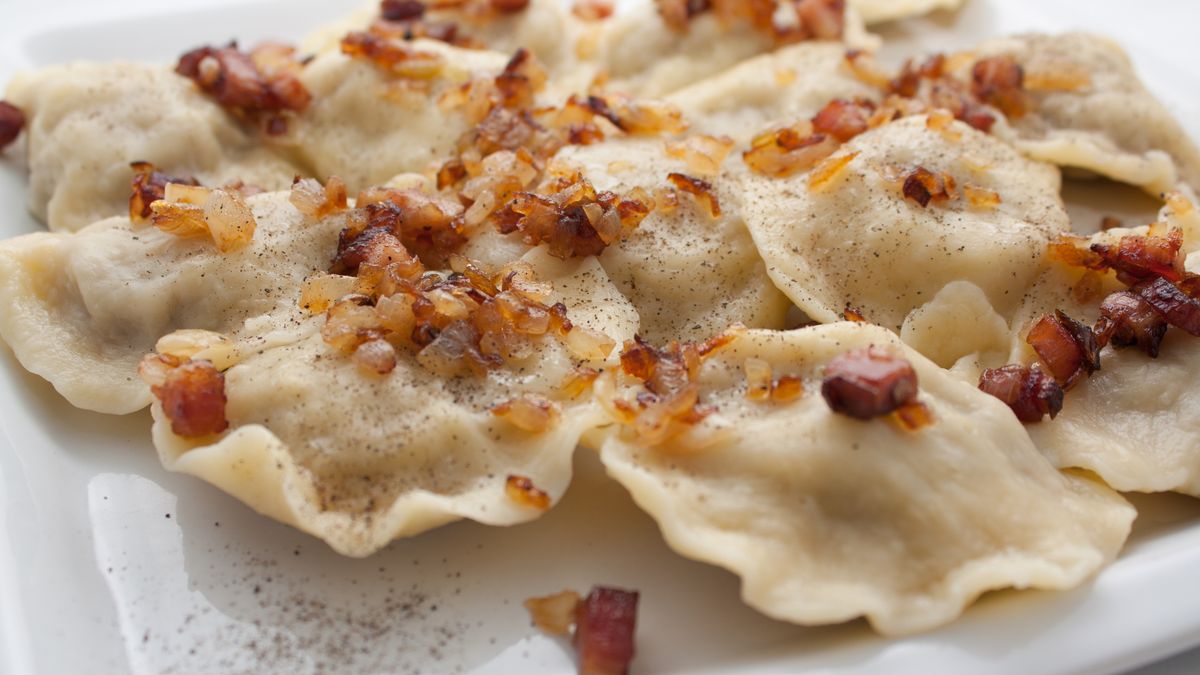 Pierogi ruskie z nietypowym dodatkiem