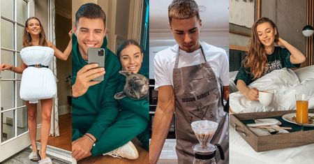 Tak mieszkają Jan Bednarek i Julia Nowak: słoneczne patio, kącik do selfie i przestronna kuchnia (ZDJĘCIA)