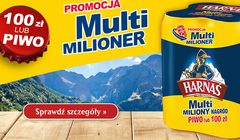 Carlsberg promuje piwo Harnaś w akcji „Multimilioner”