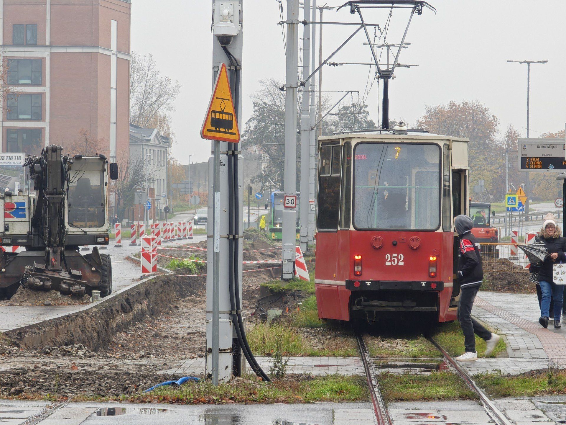 Modernizacja torowiska tramwajowego na ulicy Kościuszki w Toruniu