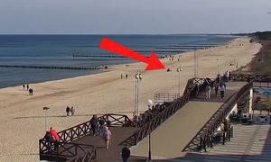 Była 11:14. Taki widok w Mielnie. Komentarz zbędny