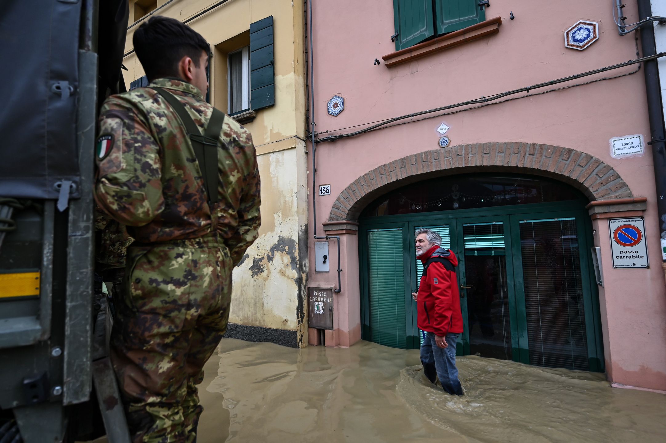 Zdjęcia powodzi we Włoszech