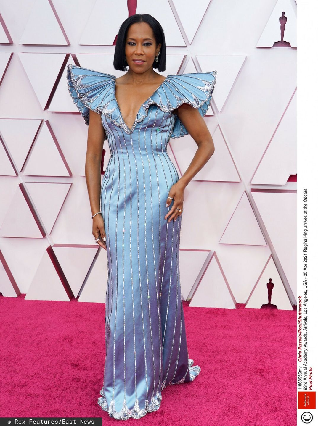 Regina King – Oscary 2021, kreacja: Louis Vuitton