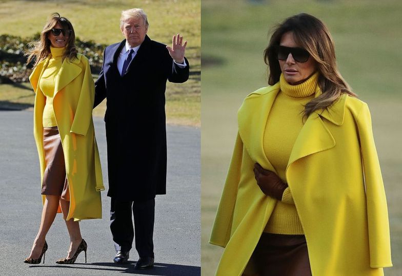 Melania i Donald wylatują do Ohio