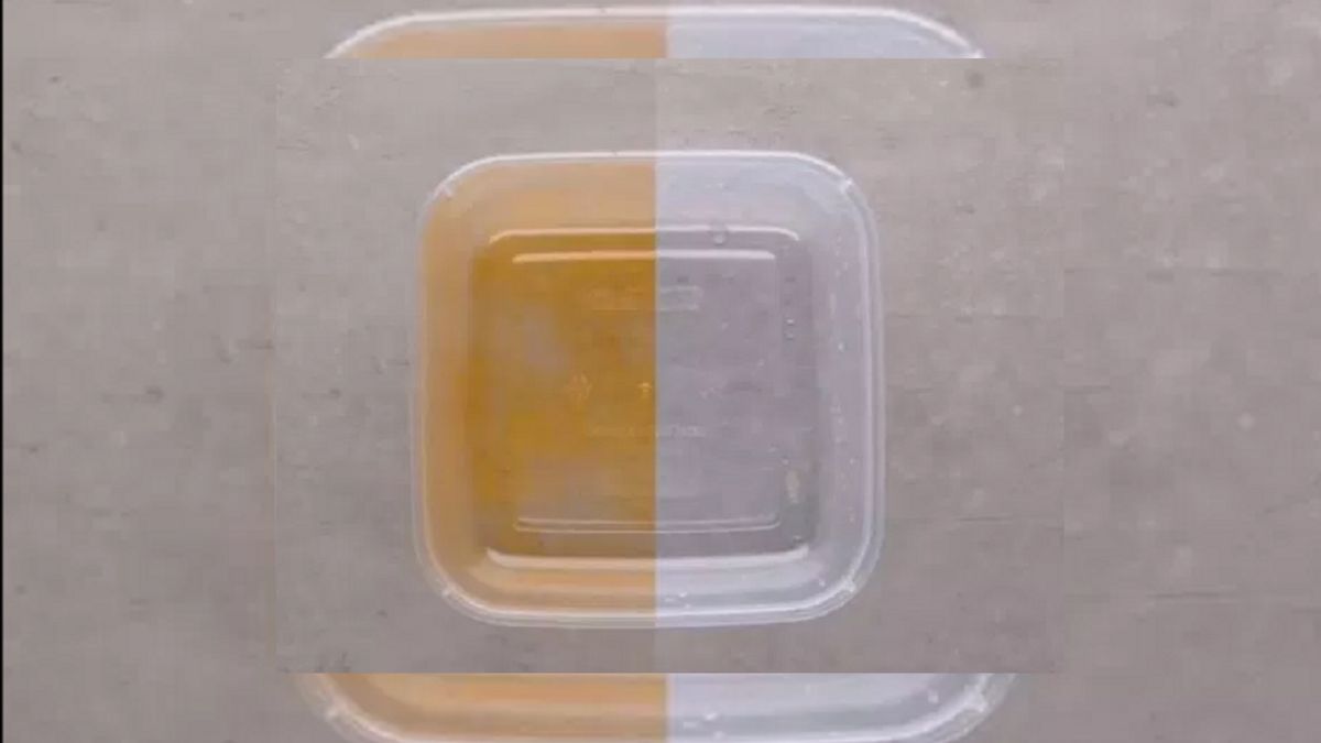 czyszczenie plastikowych pojemników