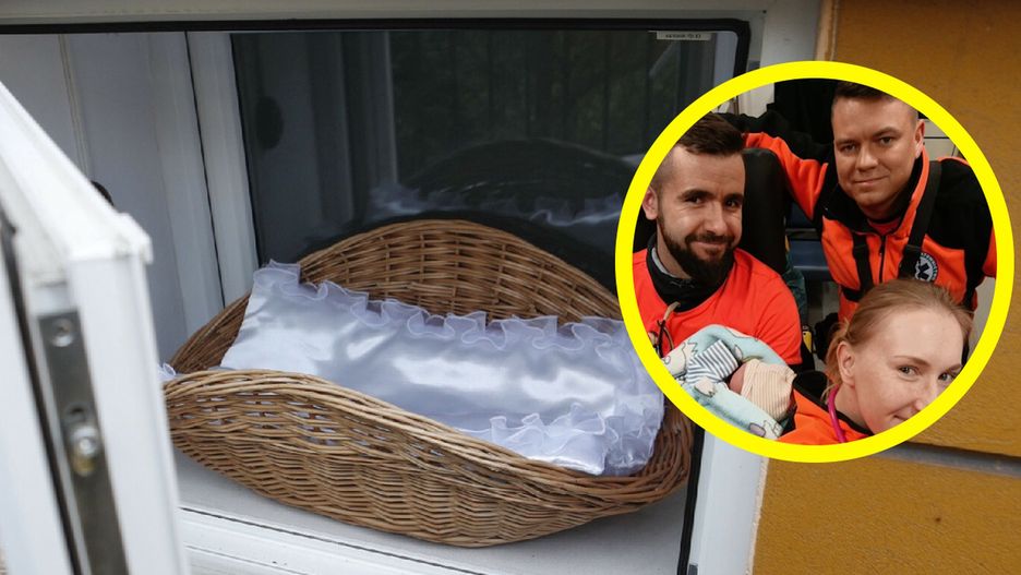 Znaleźli niemowlę w oknie życia. Dostało imię po jednym z ratowników