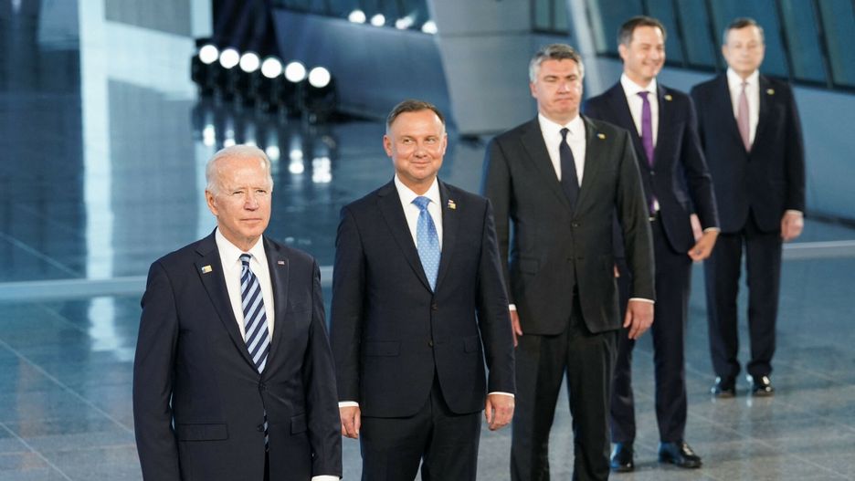 Joe Biden i Andrzej Duda
