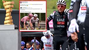 Co tam się wydarzyło?! Majka "zachwalał" polski klub na Giro